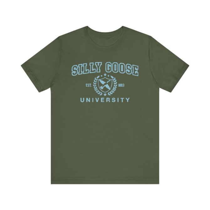 Silly Goose University Unisex T-Shirt - Image 8