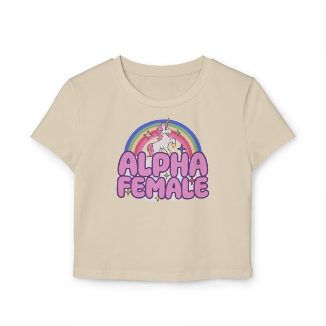 Alpha Female Women's Baby Tee - Image 3