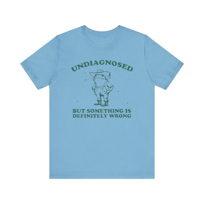 Undiagnosed But Something is Definitely Wrong (Cowboy Frog) Unisex T-Shirt - Image 7