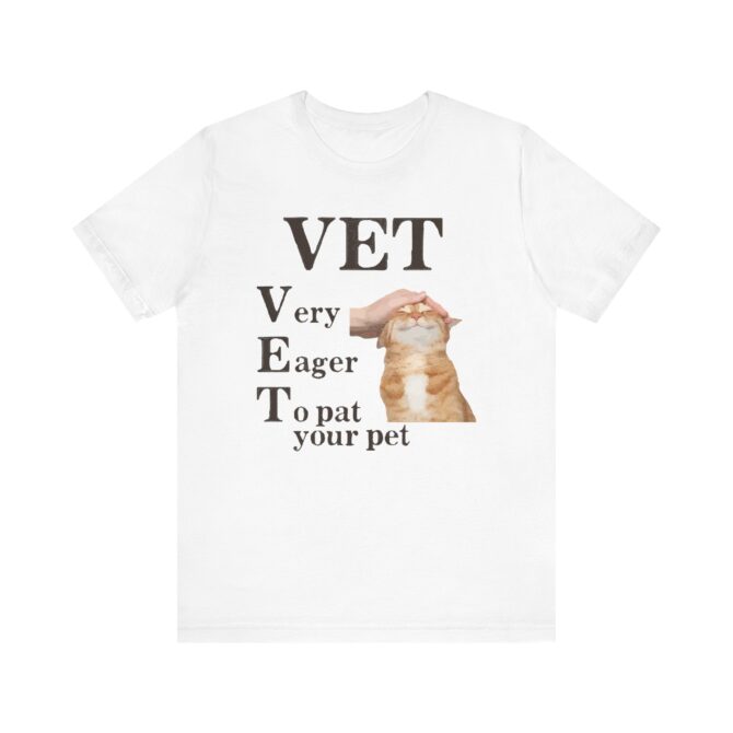 VET (Very Eager to Pat) Unisex T-Shirt - Image 3