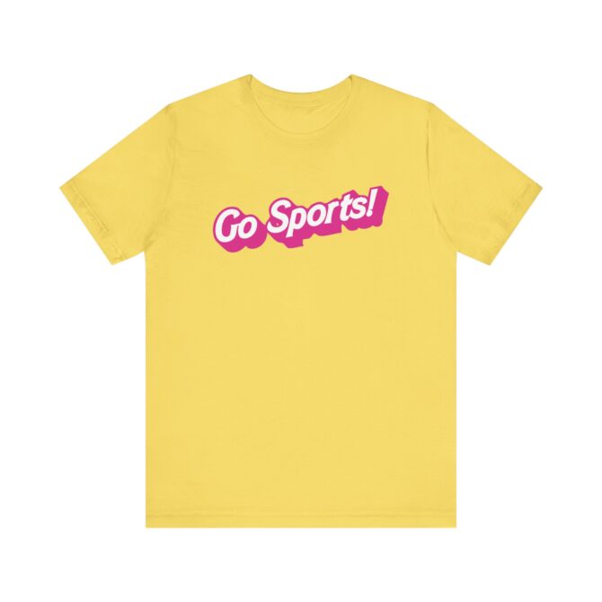 Go Sports! (Barbie) Unisex T-Shirt - Image 4