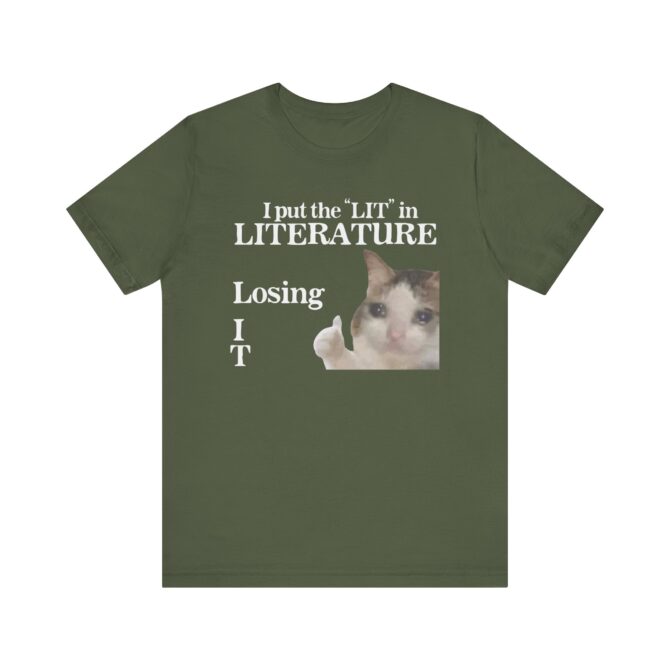 I Put the LIT in LITerature Unisex T-Shirt - Image 7