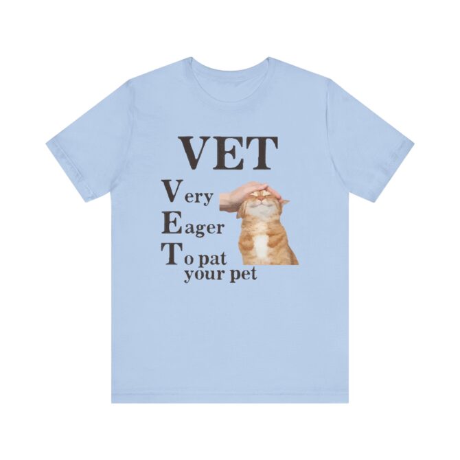 VET (Very Eager to Pat) Unisex T-Shirt - Image 9