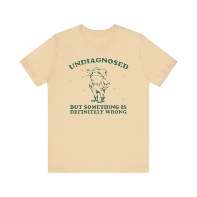 Undiagnosed But Something is Definitely Wrong (Cowboy Frog) Unisex T-Shirt - Image 4