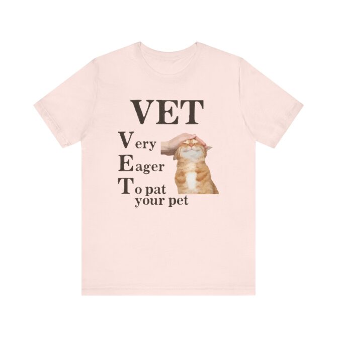 VET (Very Eager to Pat) Unisex T-Shirt - Image 4