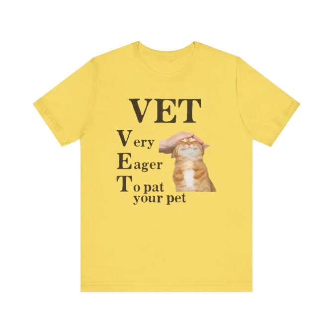VET (Very Eager to Pat) Unisex T-Shirt - Image 6