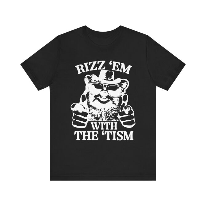 Rizz 'Em With the 'Tism (Raccoon) Unisex T-Shirt - Image 8