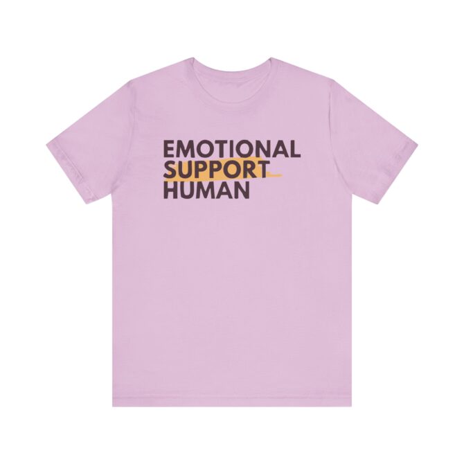 Emotional Support Human Unisex T-Shirt - Image 8