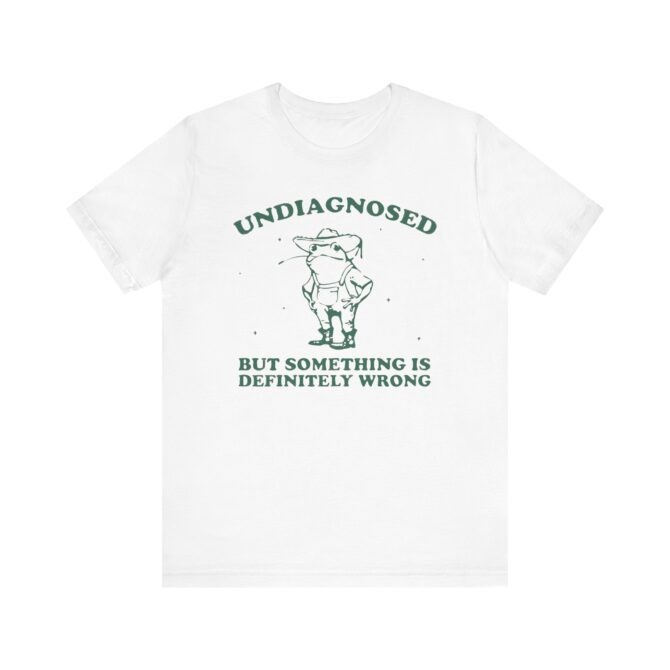 Undiagnosed But Something is Definitely Wrong (Cowboy Frog) Unisex T-Shirt - Image 2