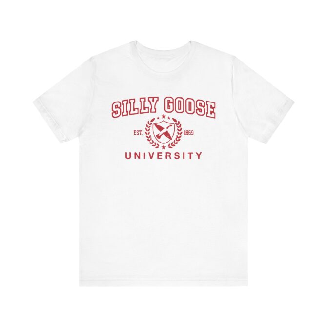 Silly Goose University Unisex T-Shirt - Image 3