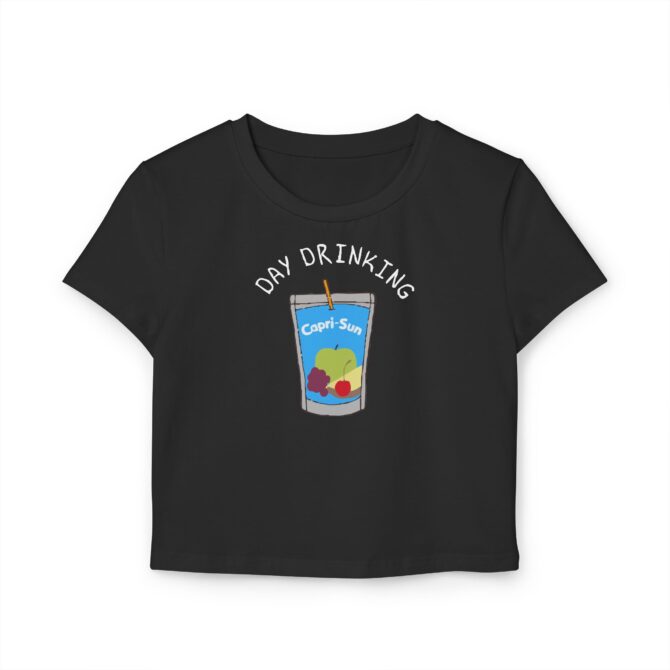 Day Drinking Women's Baby Tee - Image 4