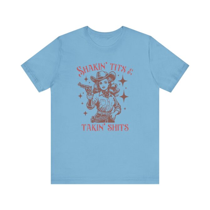 Shakin' Tits and Takin' Shits Unisex T-Shirt - Image 7