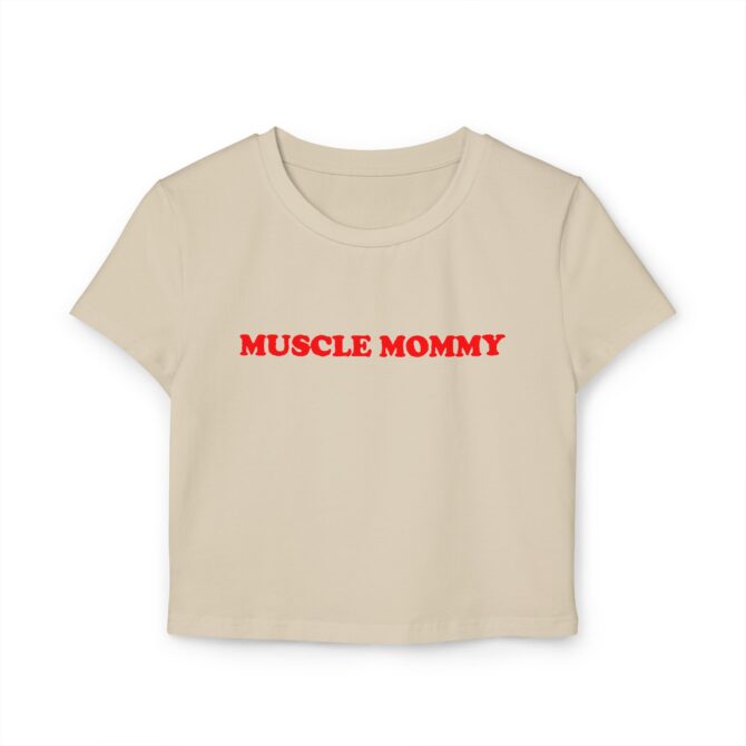 Muscle Mommy Women's Baby Tee - Image 4