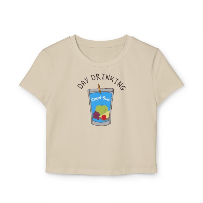 Day Drinking Women's Baby Tee - Image 2