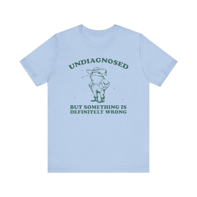 Undiagnosed But Something is Definitely Wrong (Cowboy Frog) Unisex T-Shirt - Image 6