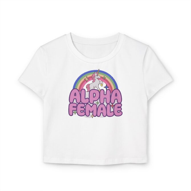 Alpha Female Women's Baby Tee - Image 2