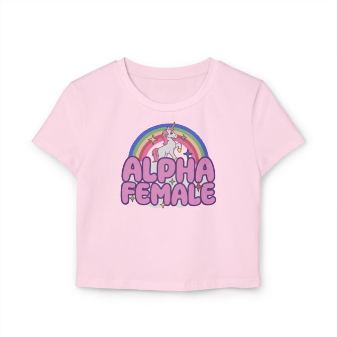 Alpha Female Women's Baby Tee - Image 4