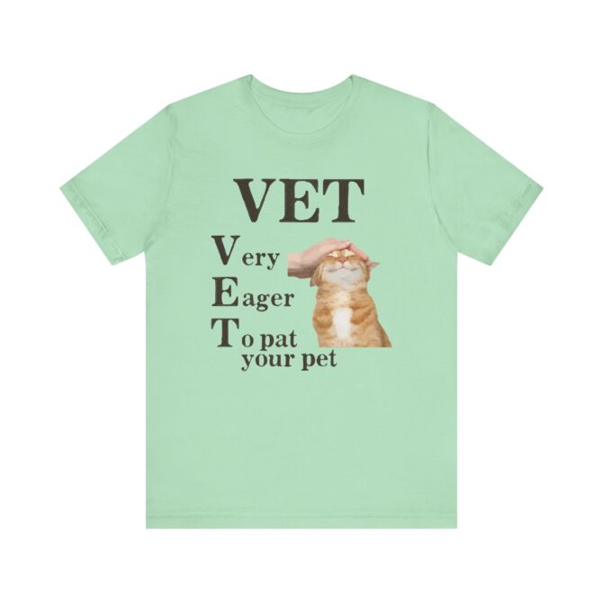 VET (Very Eager to Pat) Unisex T-Shirt - Image 7