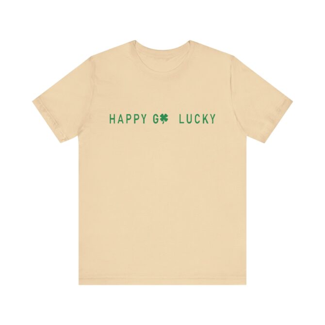 Happy Go Lucky St Patricks Y2K Unisex T-Shirt - Image 3