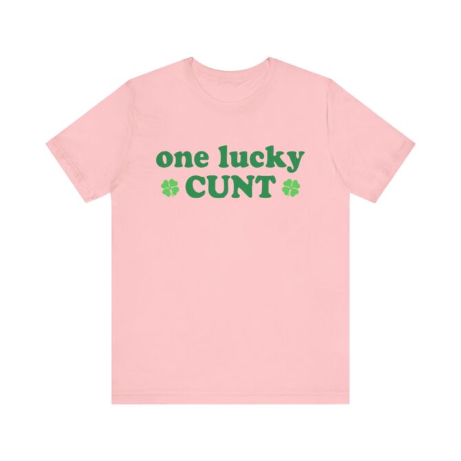 One Lucky Cxxt St Patricks Y2K Unisex T-Shirt - Image 6