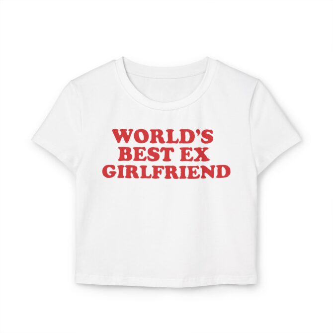 Best Ex Girlfriend Y2K Baby Tee - Image 2