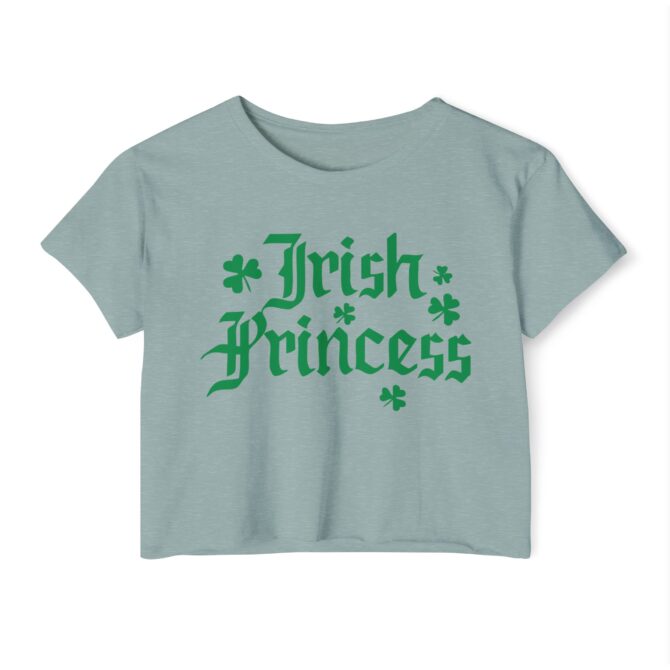 Irish Princess St Patricks Y2K Baby Tee - Image 5