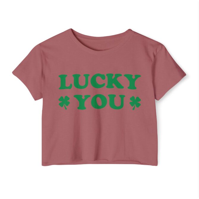 Lucky Green St Patricks Y2K Baby Tee - Image 6