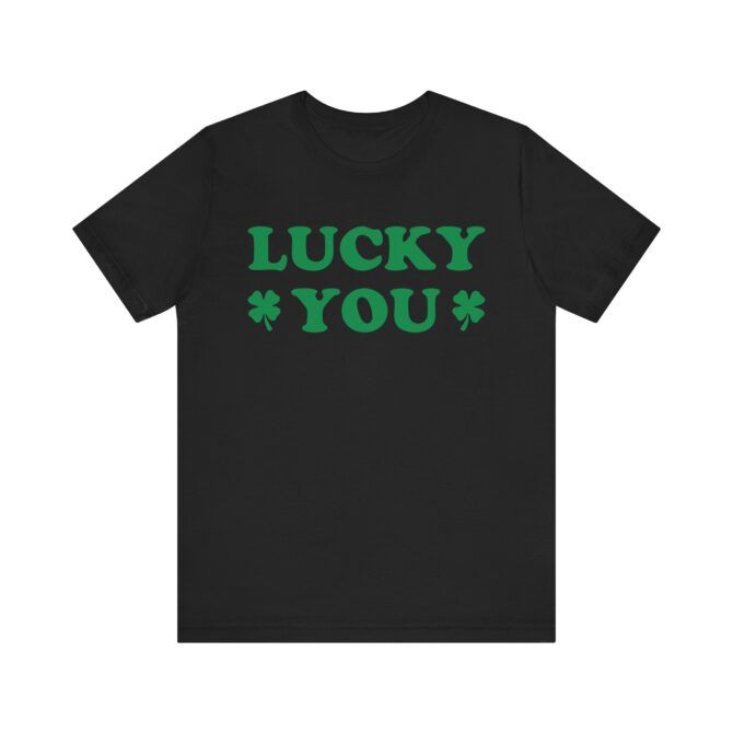 Lucky Green St Patricks Y2K Unisex T-Shirt - Image 3