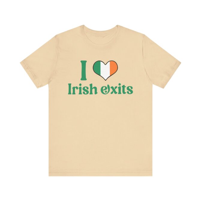 I Love Irish Exits St Patricks Y2K Unisex T-Shirt - Image 4