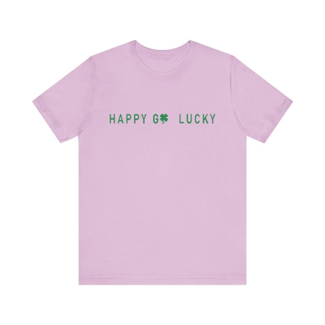 Happy Go Lucky St Patricks Y2K Unisex T-Shirt - Image 5