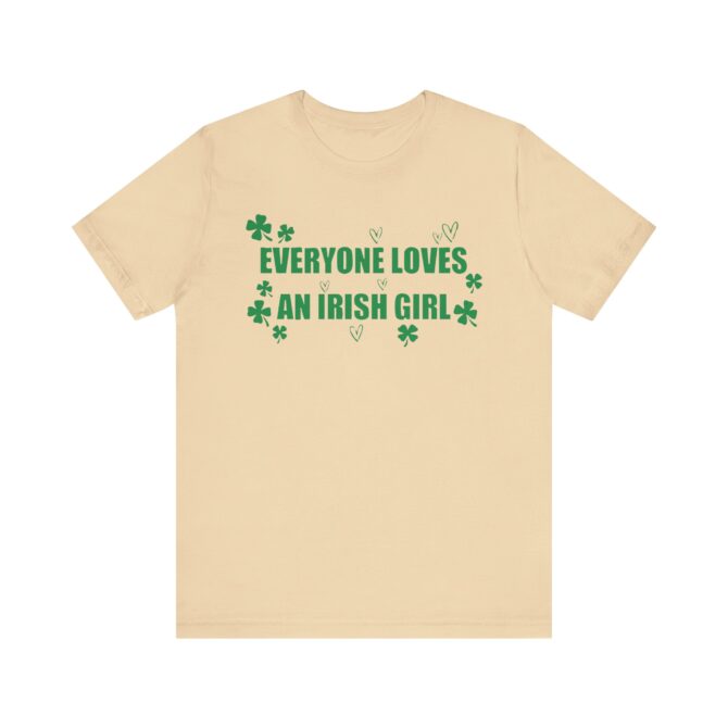 Everyone Loves Irish Girl St Patricks Y2K Unisex T-Shirt - Image 4