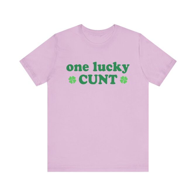 One Lucky Cxxt St Patricks Y2K Unisex T-Shirt - Image 5