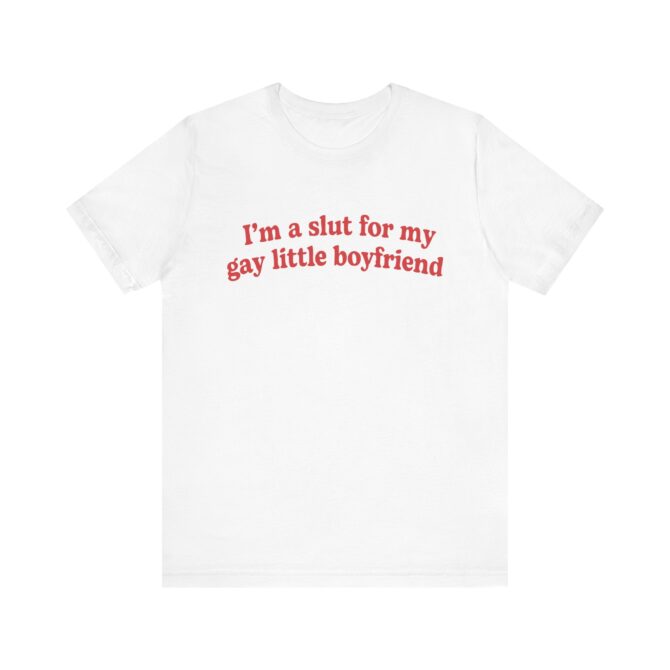 Slxt For My Gay BF Y2K Unisex T-Shirt - Image 2