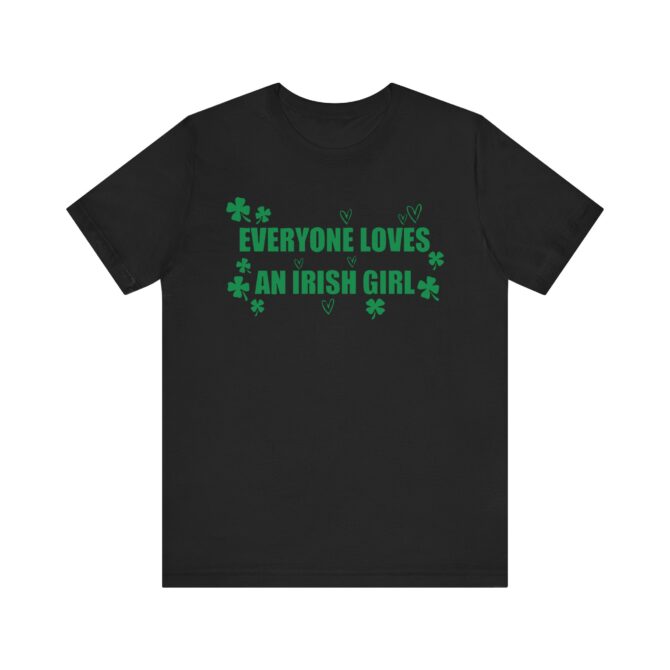 Everyone Loves Irish Girl St Patricks Y2K Unisex T-Shirt - Image 3