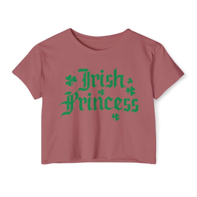 Irish Princess St Patricks Y2K Baby Tee - Image 6