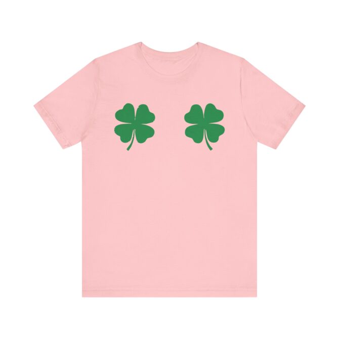 Four Leaf Clover St Patricks Y2K Unisex T-Shirt - Image 6