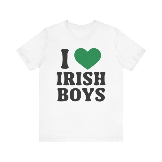 I Love Irish Boys St Patricks Y2K Unisex T-Shirt