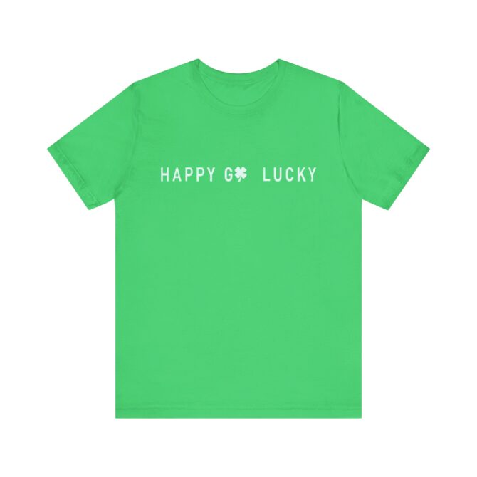 Happy Go Lucky St Patricks Y2K Unisex T-Shirt - Image 4