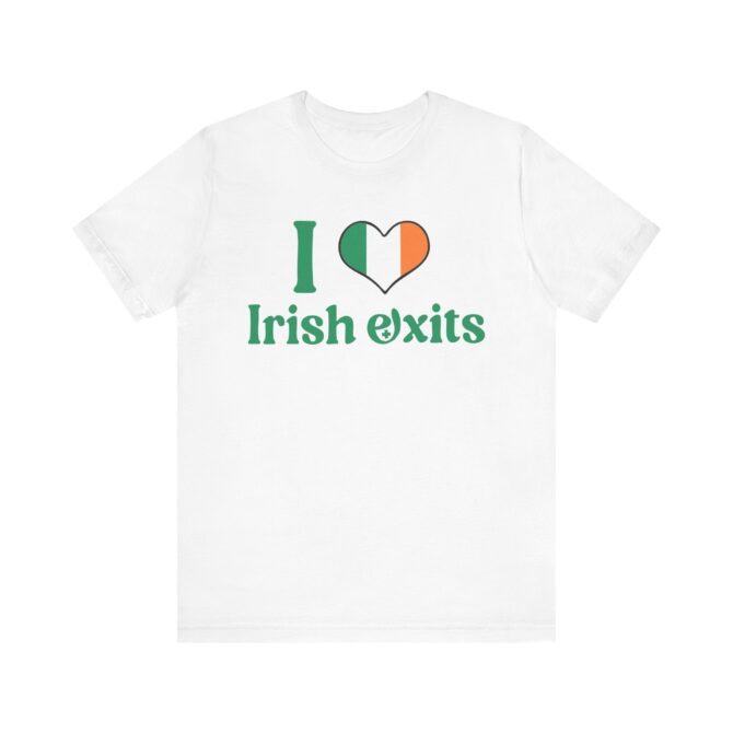 I Love Irish Exits St Patricks Y2K Unisex T-Shirt - Image 2