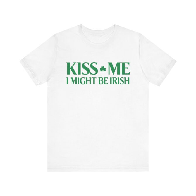 Kiss Me St Patricks Y2K Unisex T-Shirt - Image 2