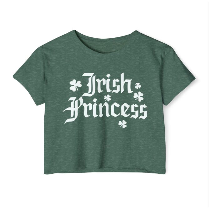 Irish Princess St Patricks Y2K Baby Tee