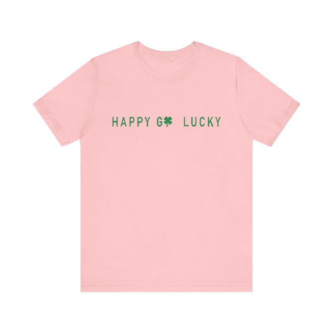 Happy Go Lucky St Patricks Y2K Unisex T-Shirt - Image 6