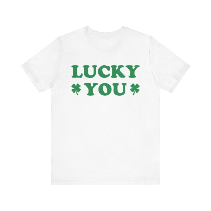 Lucky Green St Patricks Y2K Unisex T-Shirt - Image 2