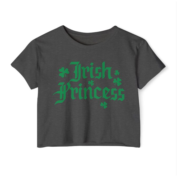 Irish Princess St Patricks Y2K Baby Tee - Image 7