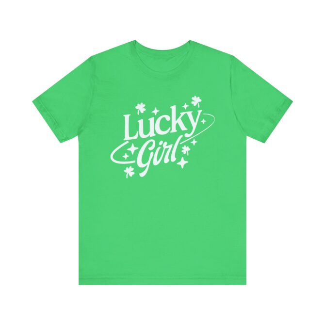 Lucky Girl Star&Clover St Patricks Y2K Unisex T-Shirt