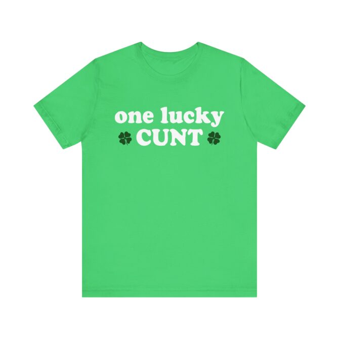 One Lucky Cxxt St Patricks Y2K Unisex T-Shirt